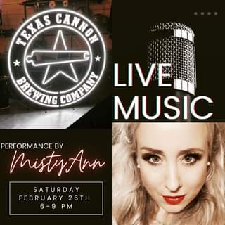 🎙Join us Saturday for live music, drinks and food!!  @misty_ann_music #txhillcou