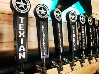 The Texian Pilsner and Panhandle American Wheat are now on tap!   Cheers y’all🇺🇸